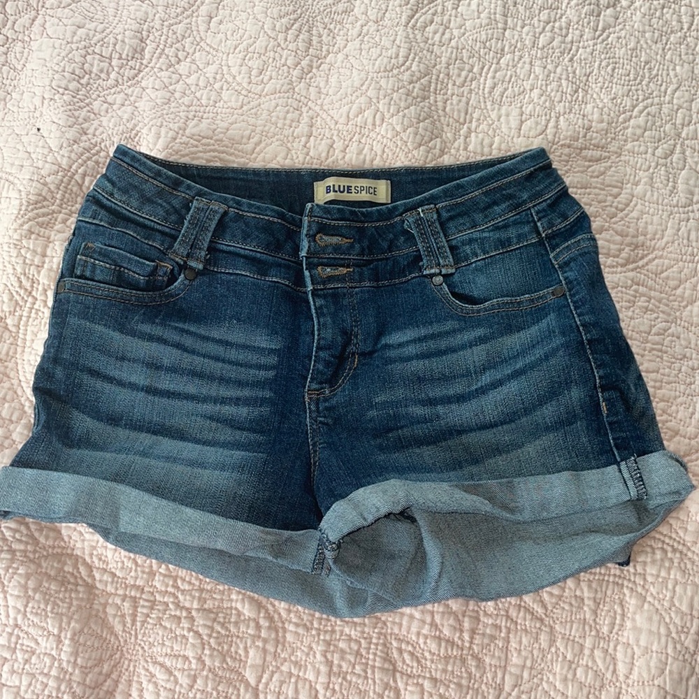 Stretchy dark shorts